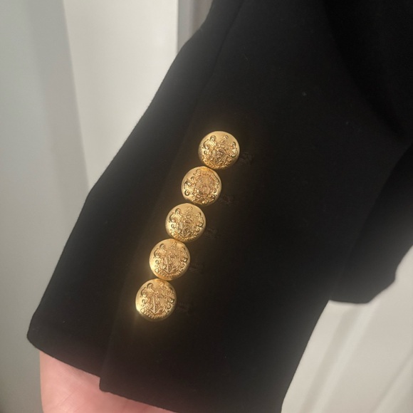 Veronica Beard Black Miller Dickey Jacket - Size 16 - Picture 3 of 3